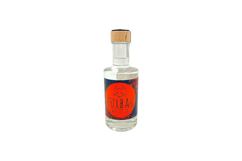 ginflasche von fuxbau destilled gin
