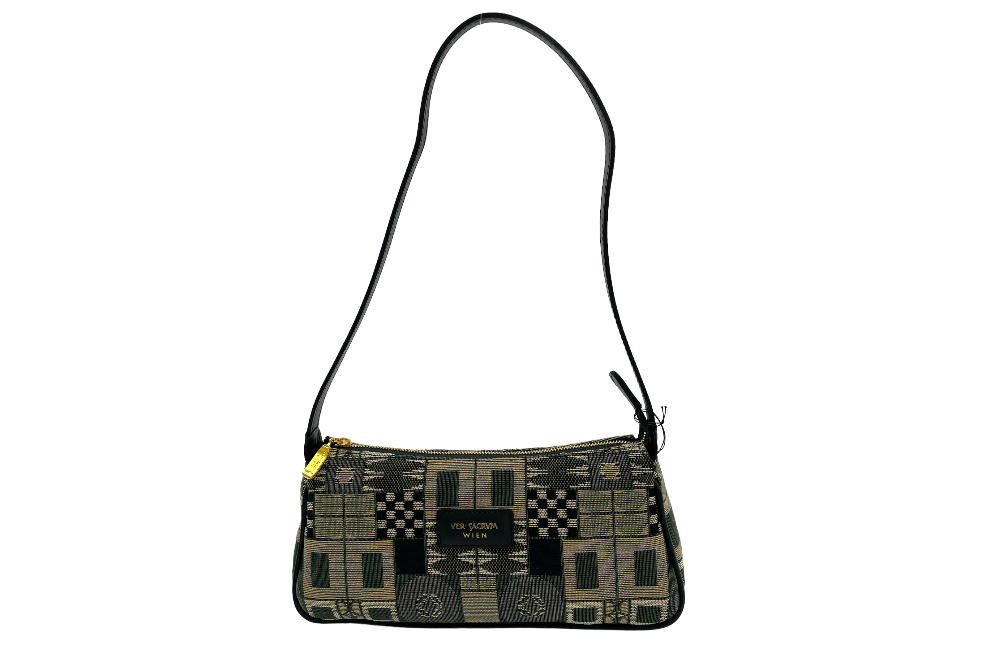 versacrum handtasche klein in grün