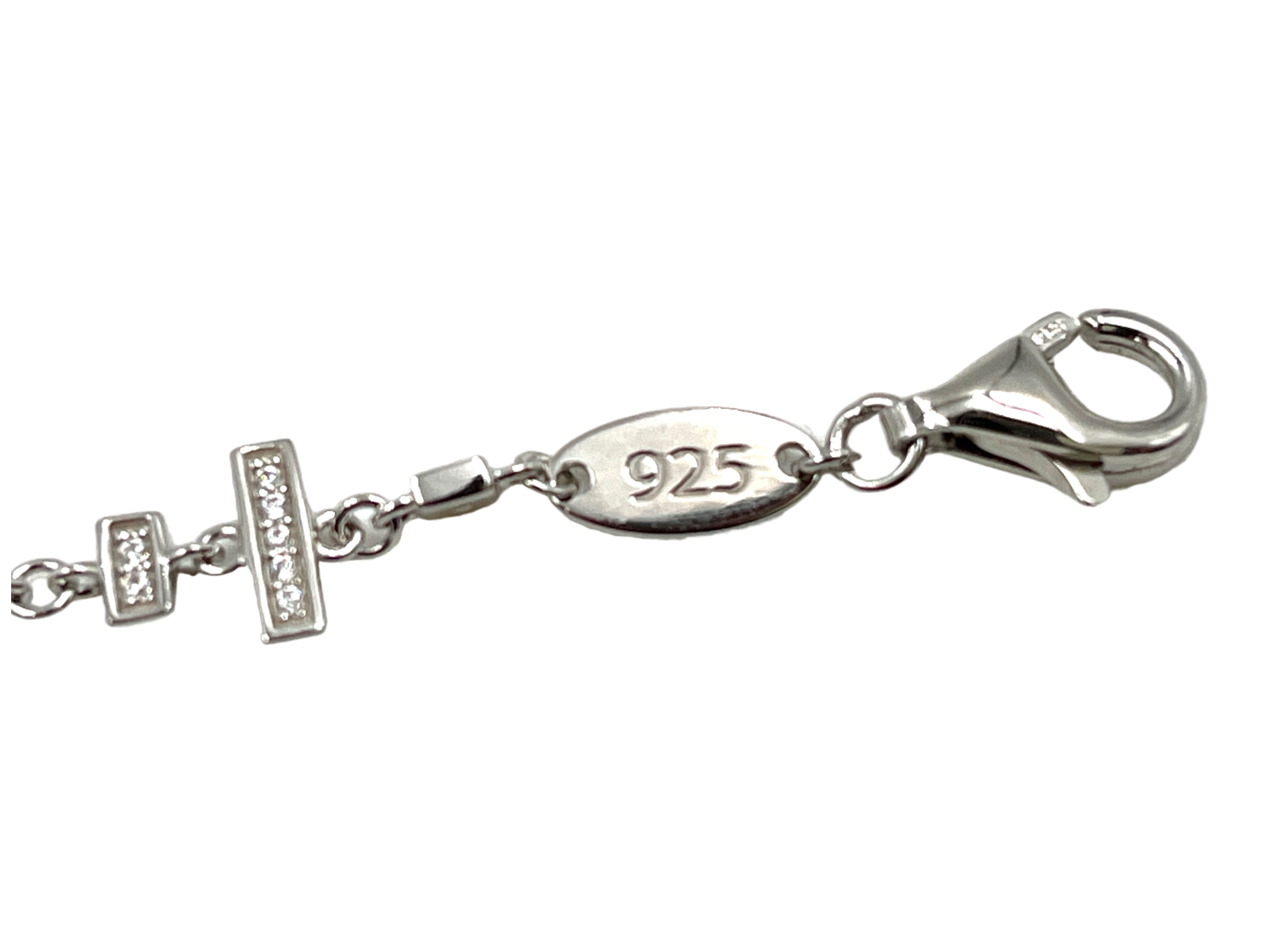 armband im Stil des Jugenstils in Silber