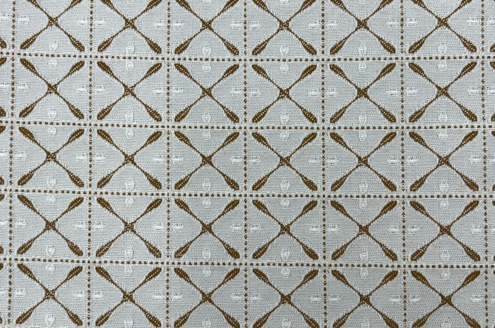 Zierkissen mit Backhausen Design Windrad, mit brauner Rückseite aus 100% Schurwolle, Detailansicht