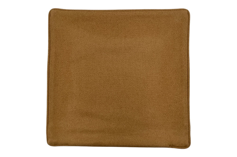 Zierkissen mit Backhausen Design Windrad, mit brauner Rückseite aus 100% Schurwolle, 40 x40 Kissenhülle