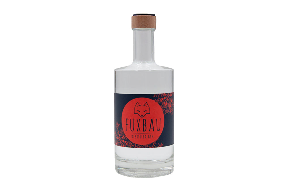 gin flasche fuxbau destilled gin