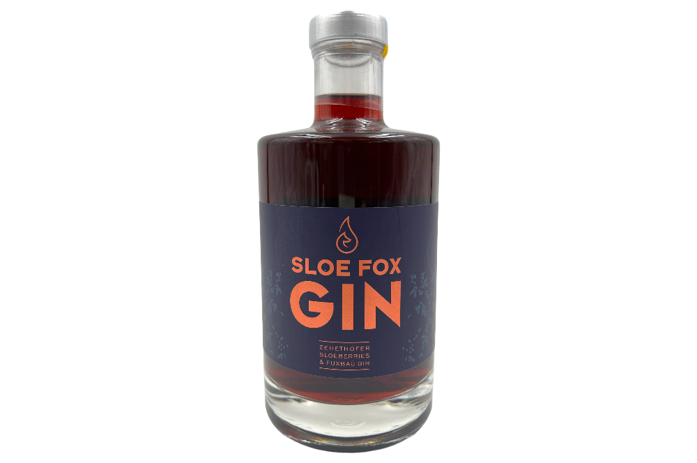 Flasche fuxbau slow fox gin