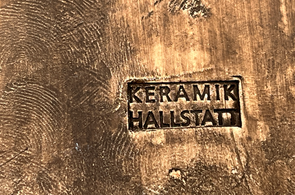 lebensbaum aus kermaik, rückseite logo kermaik hallstatt