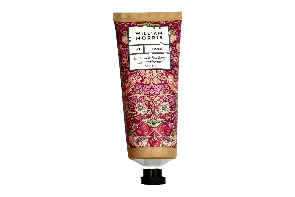 handcrem von william morris Patchouli and red berry, ansicht von vorne