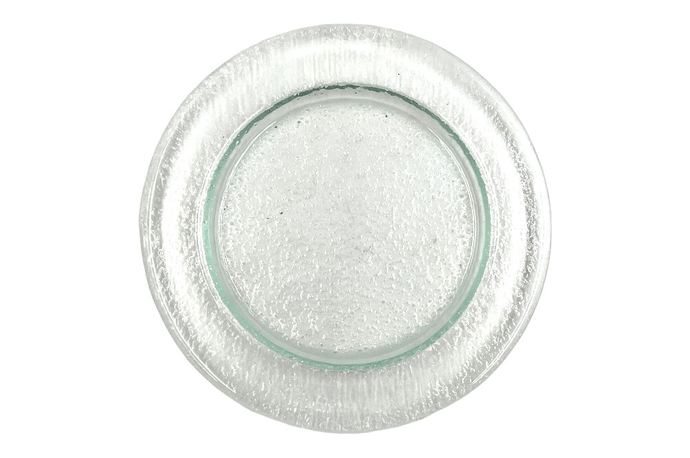 tranparenter kerzenteller, Ansicht von oben