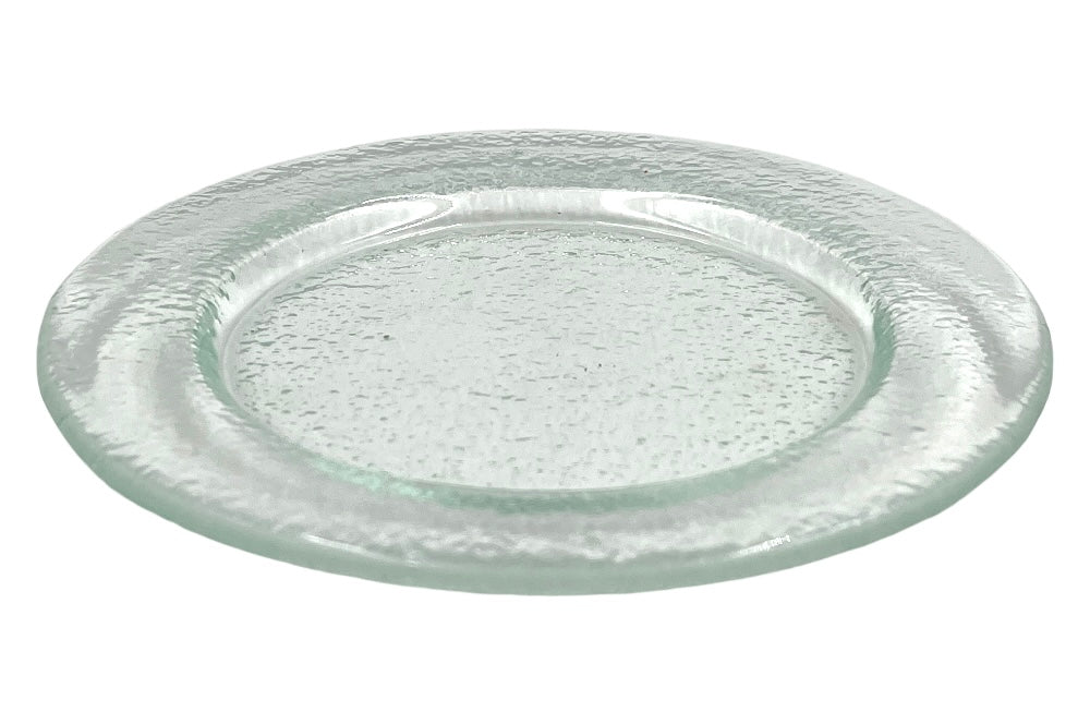 tranparenter kerzenteller, Ansicht schräg von unten