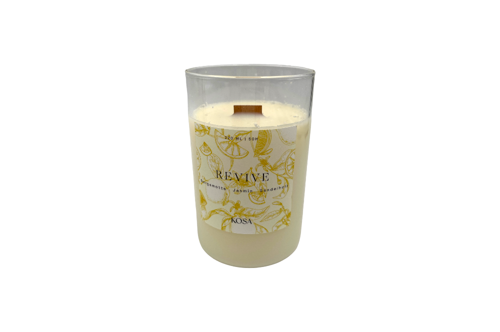 duftkerze revive von Kosa in Glas