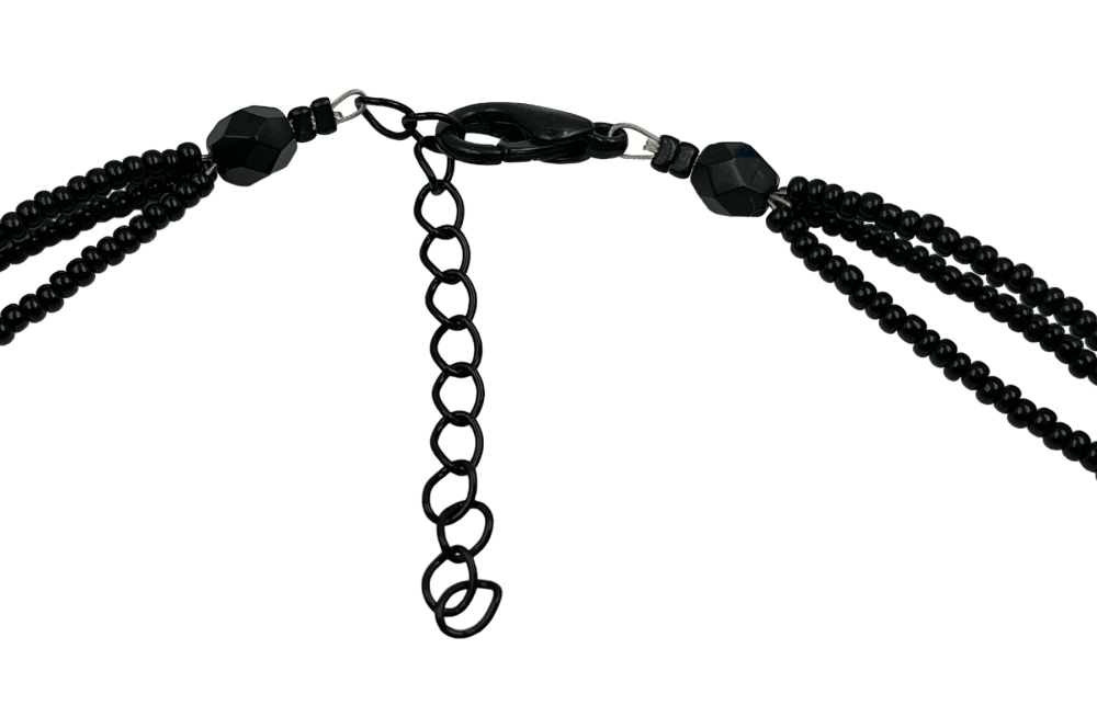 schwarze Kugelkette