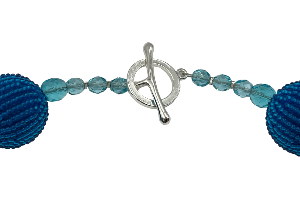 kugelkette blau