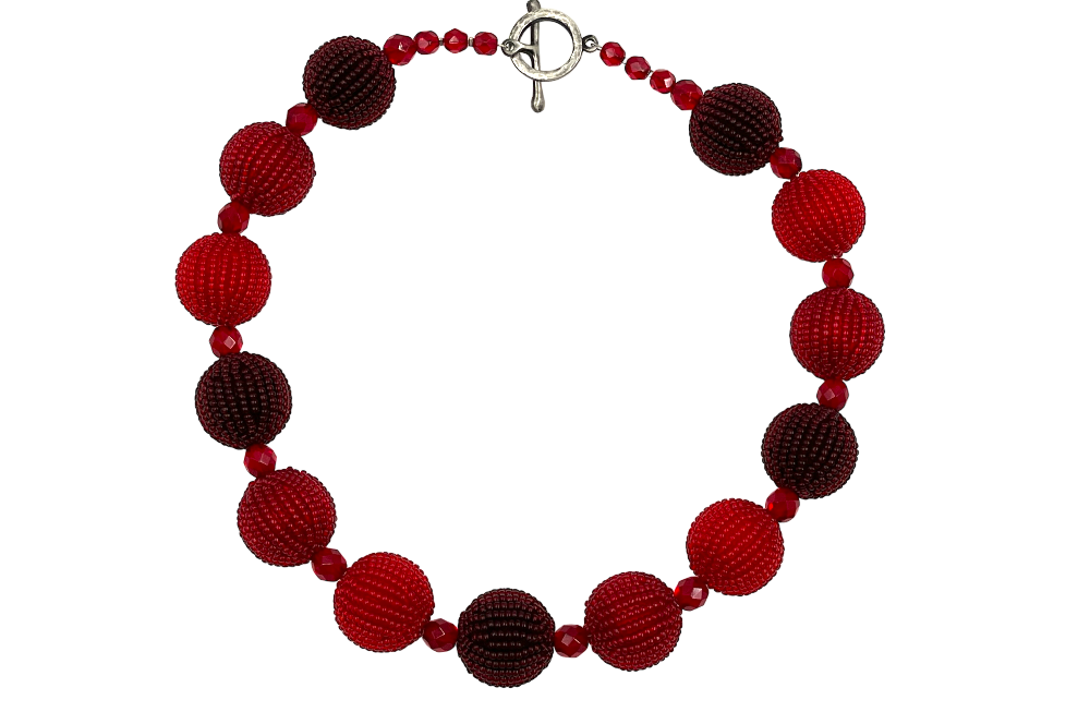 kugelkette in rot