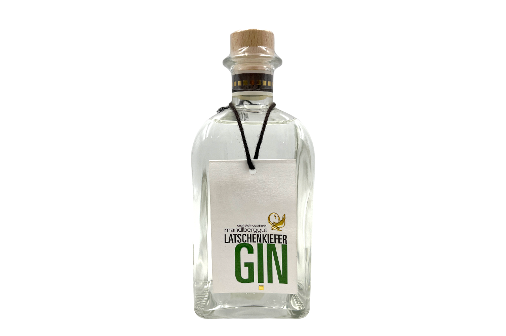 latschenkiefer gin flasche