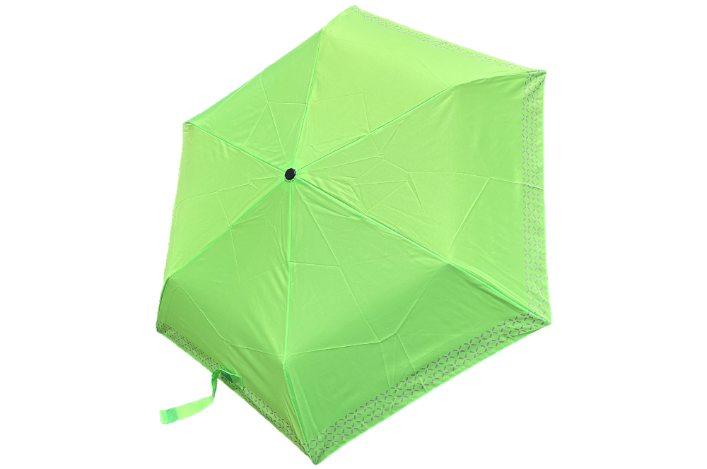 Schirm in leuchtgrün
