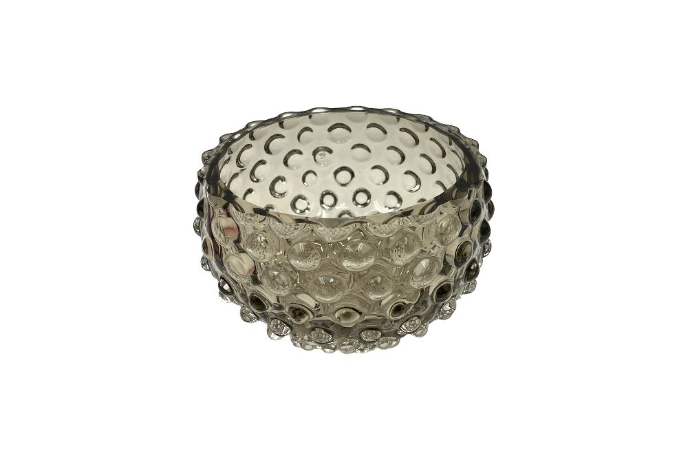 schale mit Hobnial in chaschmere - ansicht von seitlich oben