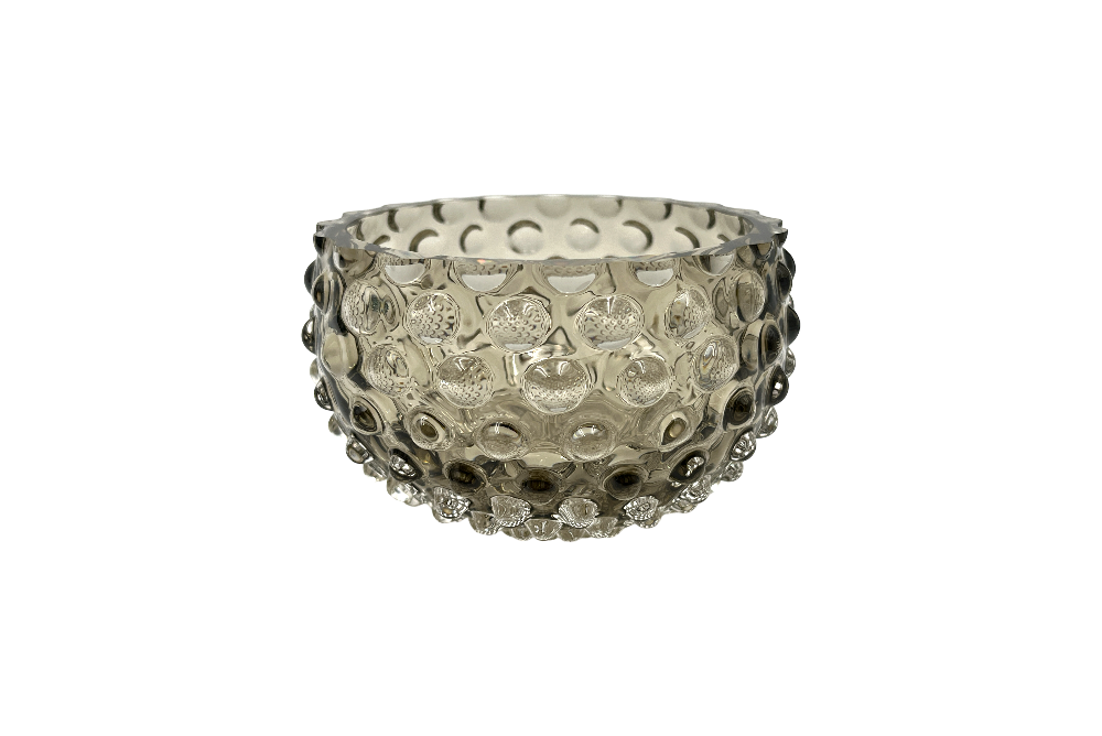 schale mit Hobnial in chaschmere - ansicht von der seite