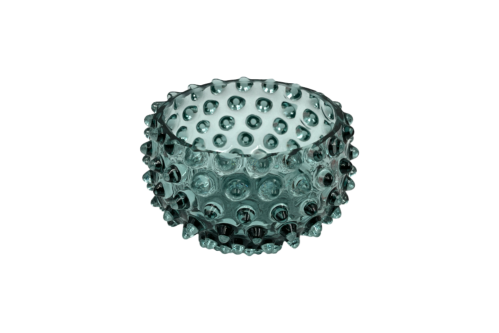 schale mit Hobnial in steelblue - ansicht von oben