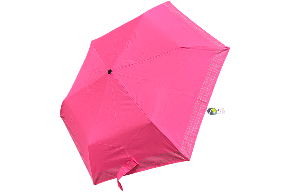 schirm aufgespnnen in pink