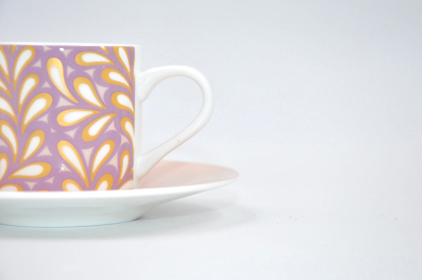 espressotasse ugo zovetti in rose detailansicht