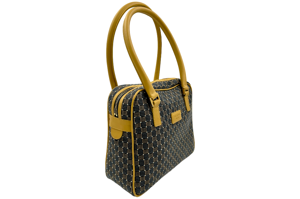 versacrum brown celebration handtasche schräge ansicht