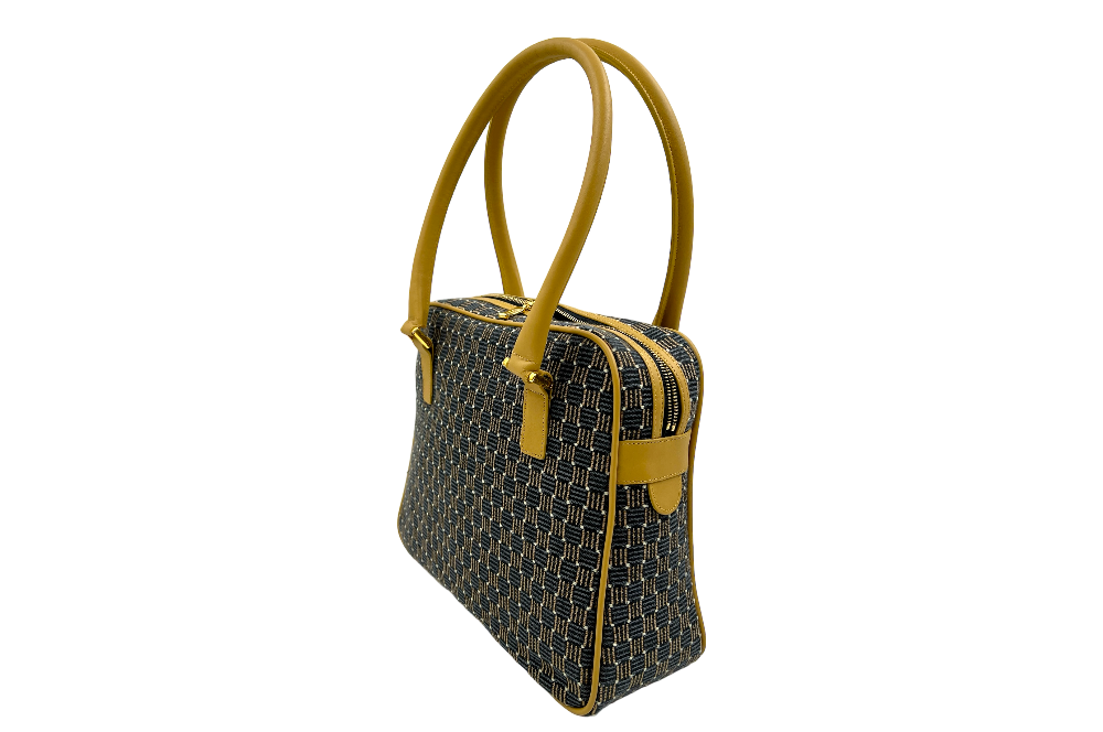 versacrum brown celebration handtasche schräge ansicht
