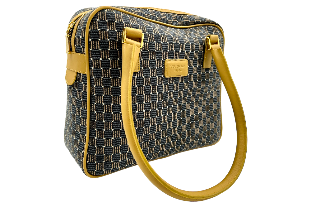 versacrum brown celebration handtasche - Detailansicht