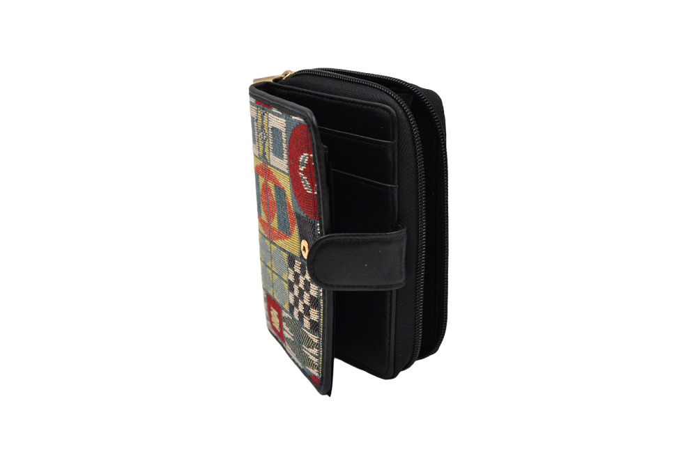 Bild anklicken, um Fokuspunkt festzulegen  Informationen  Naversacrum geldbörse mit zipp  von der seite