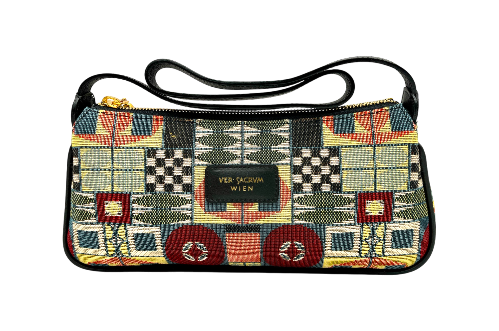 VerSacrum Handtasche klein in Orange von Vorne