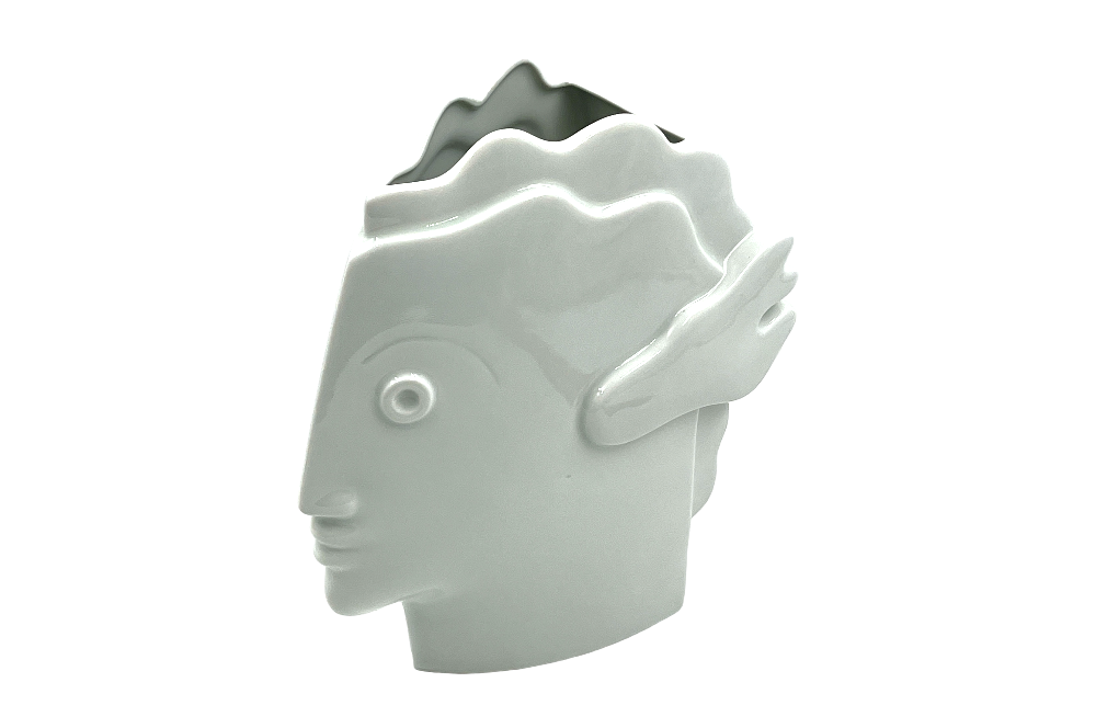 kopfvase Hermes von seitlich