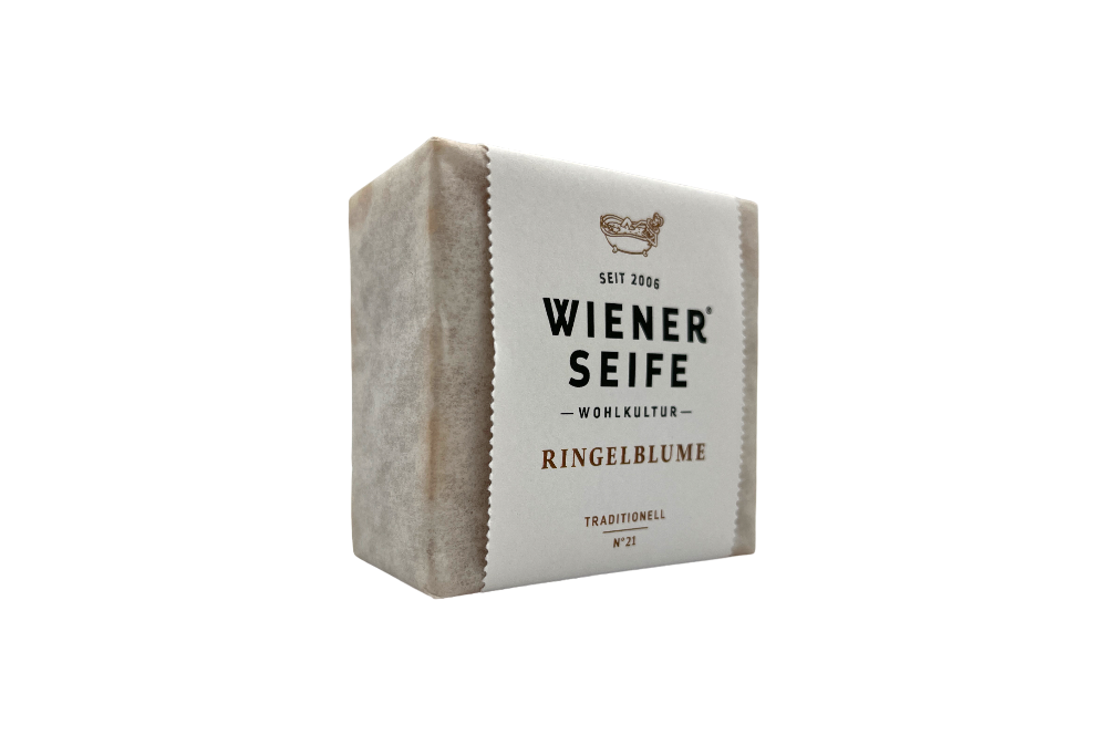 Wiener Seife Ringelblume Nr. 21, Ansicht schräge ansicht