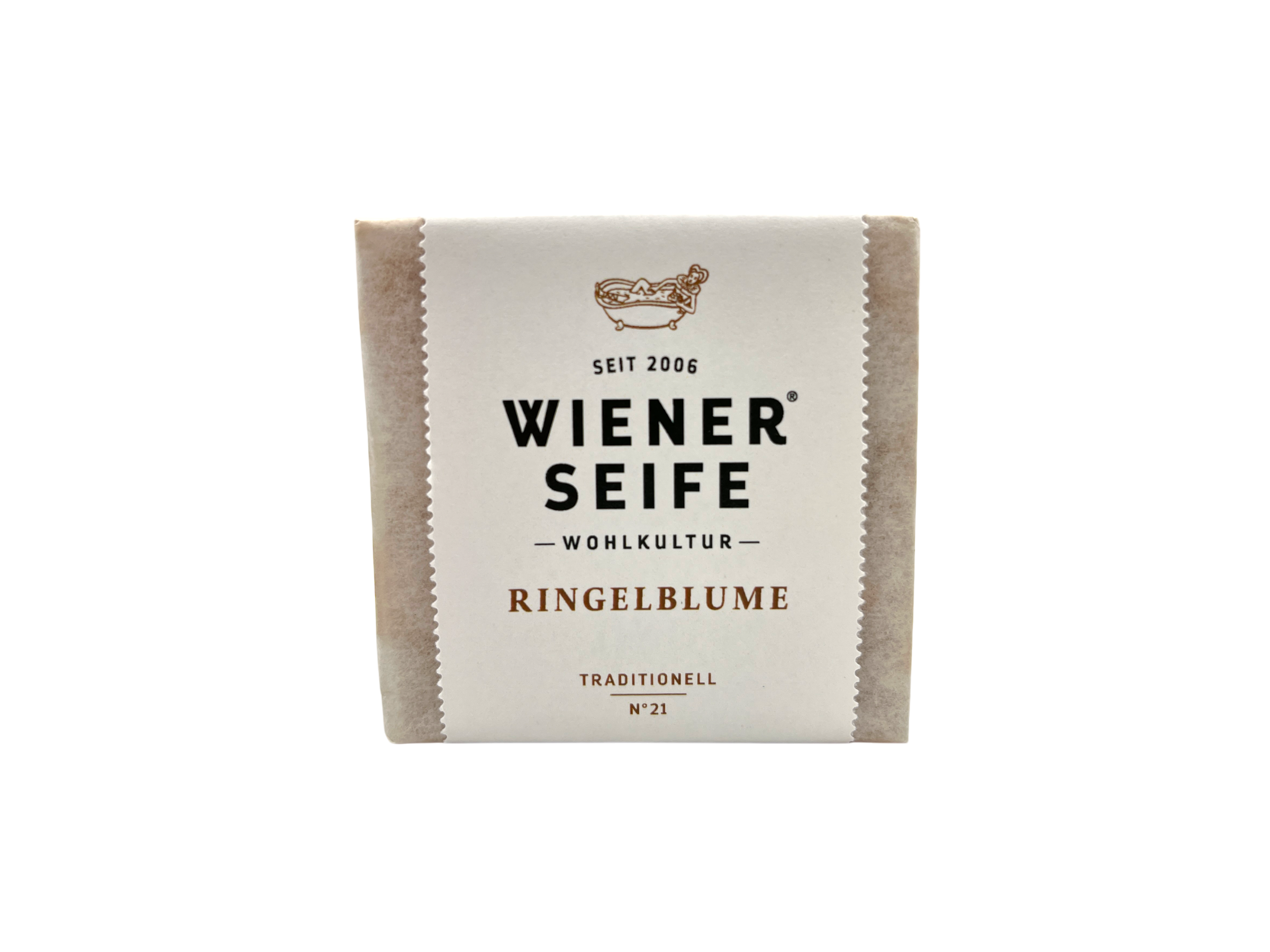 Wiener Seife Ringelblume Nr. 21, Ansicht von vorne