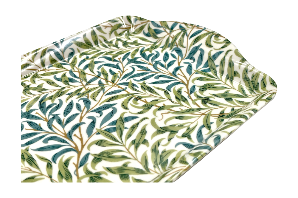 Sandwitch Tablett mit Design von William Morris Detailansicht