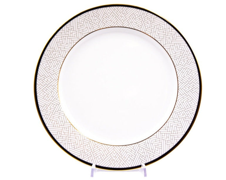 Platzteller "Art déco", aufgestellt