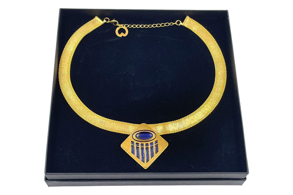 collier im Jugendstildesign in der geschenkbox
