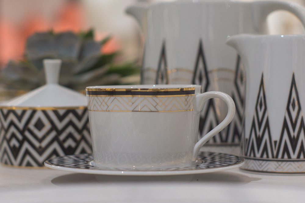 Art Deco Kaffee Tasse