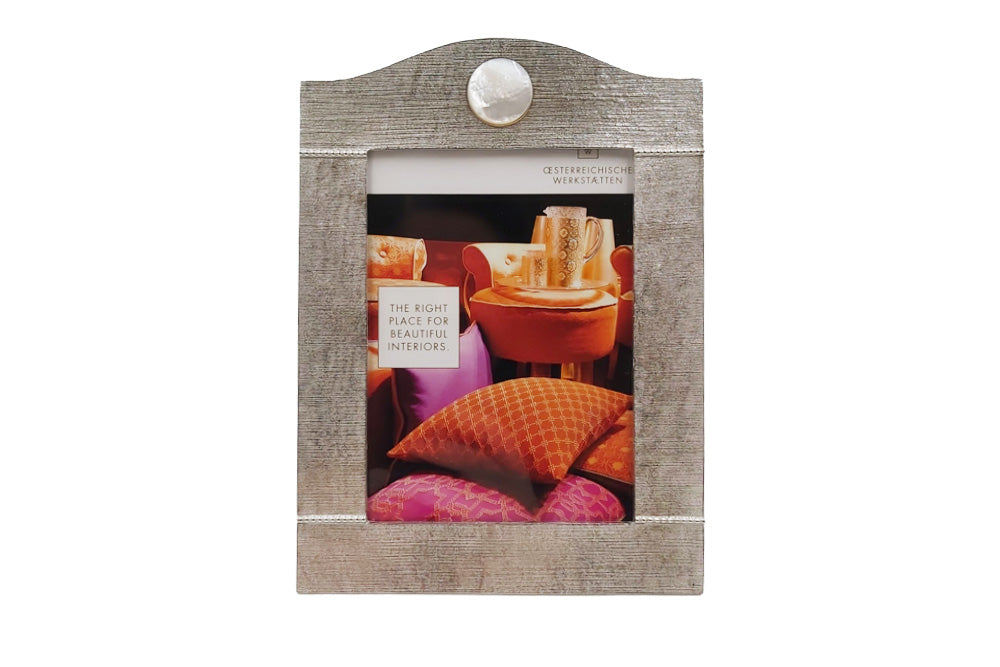 Zinnrahmen mit Perlmutt