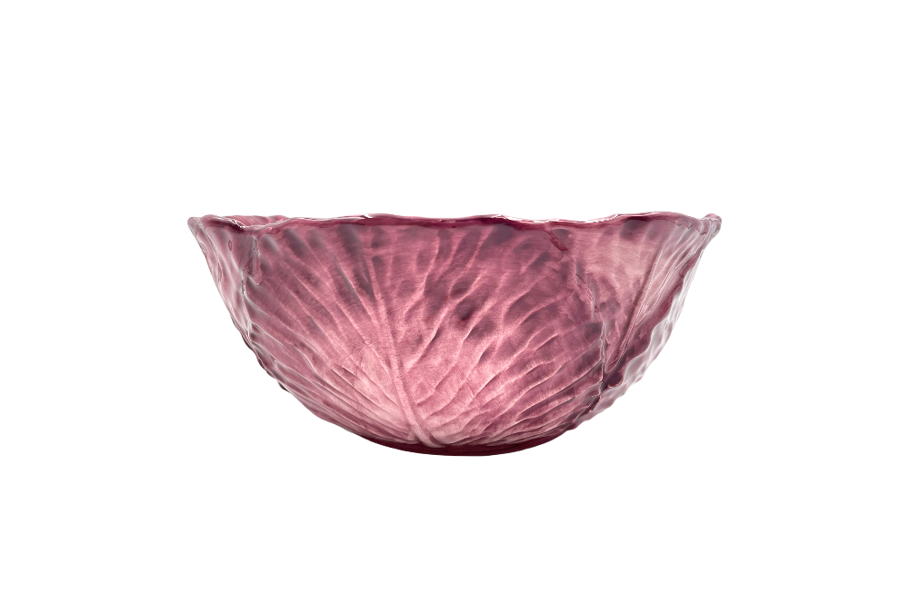 salatschüssel mit rotkraut optik seitenansicht