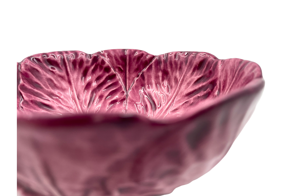 salatschüssel mit rotkraut optik detailansicht