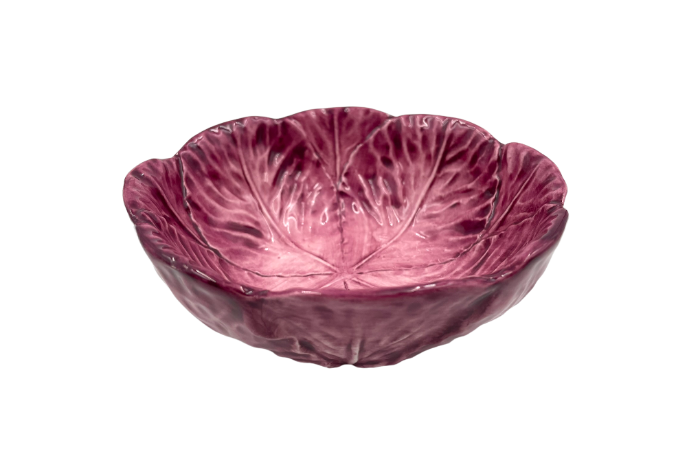 schale mit rotkraut optik draufsicht