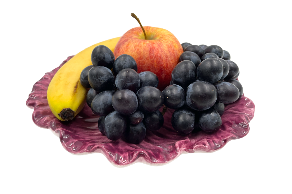 Desserteller mit obst gefüllt