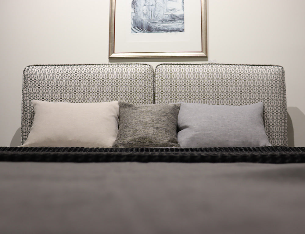 bett mit Jugendstil design