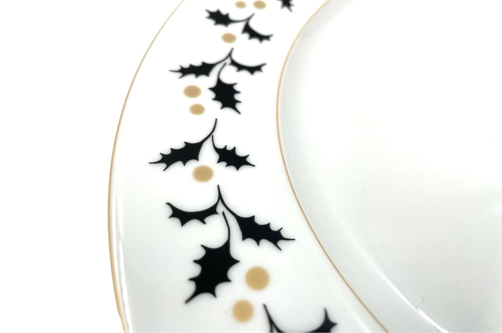 speiseteller aus der produktline holly, detailansicht