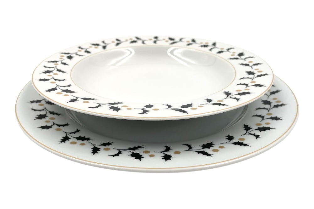speiseteller und suppenteller aus der produktline holly