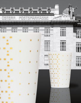 porzellanbechem mit design der Postsparkasse wien