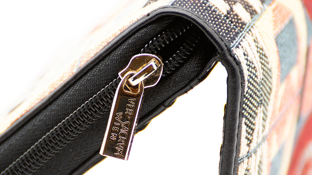 Geldbörse VerSacrum Detailansicht zipp