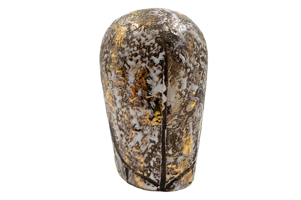 eule von hallstattkeramik von hinten