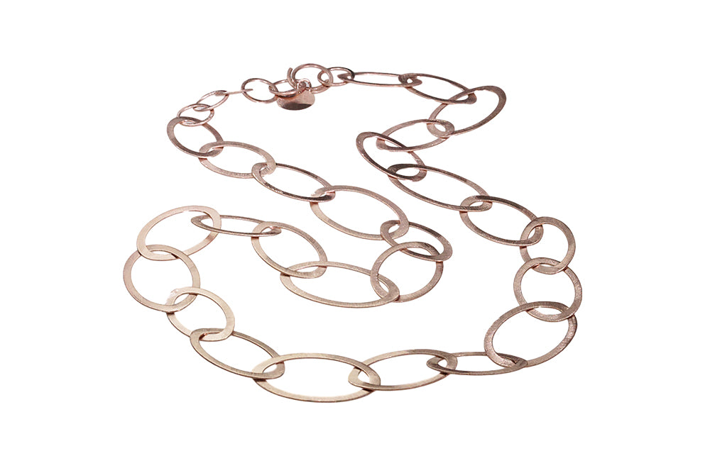 Collier rosé vergoldet, kurz