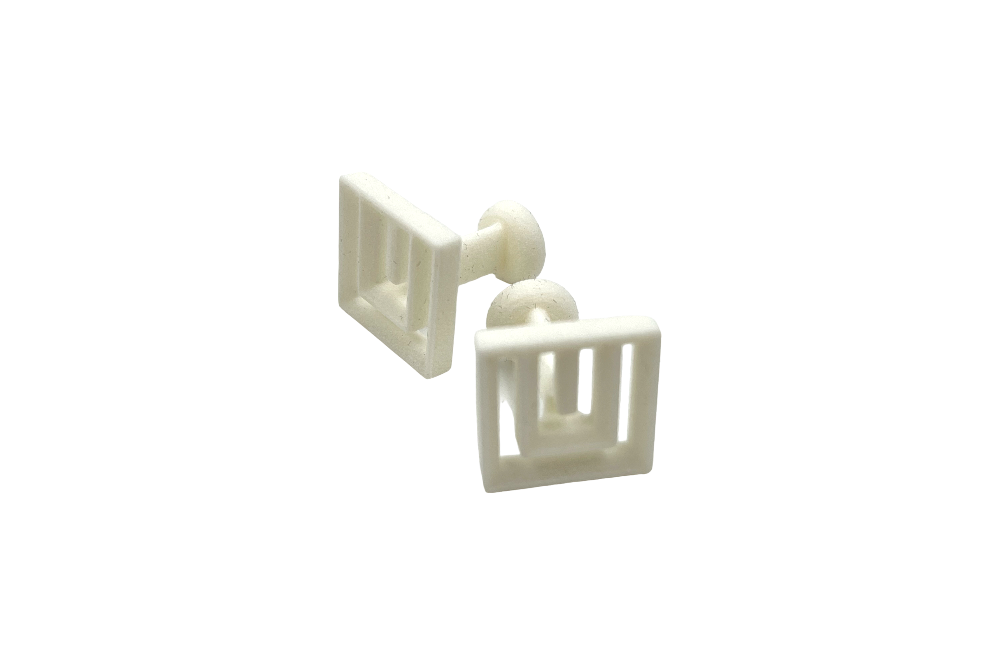 manschetenknöpfe in weiss