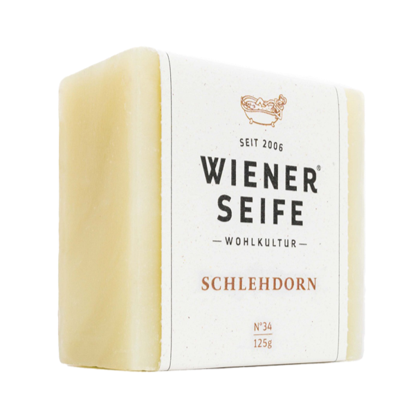 Wiener Seife Schledorn Nr. 34, 125 g Ansicht von der Seite