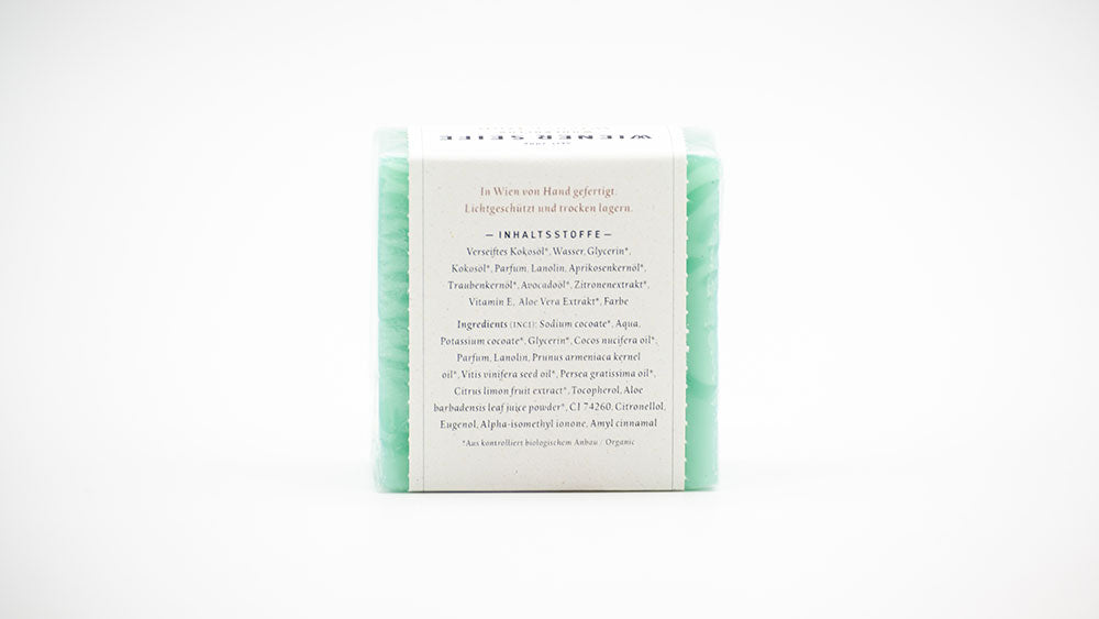 Seife "Wiener Duft" Nr. 54, Rückansicht