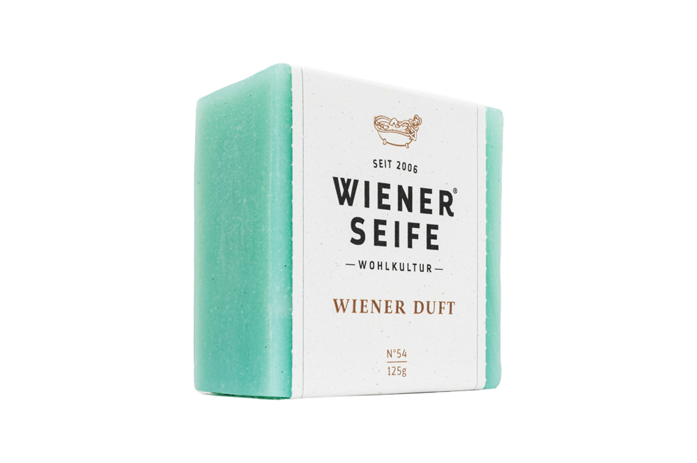 Wiener Seife, Wienr Duft Nr.54, 125 g, Ansicht von der Seite